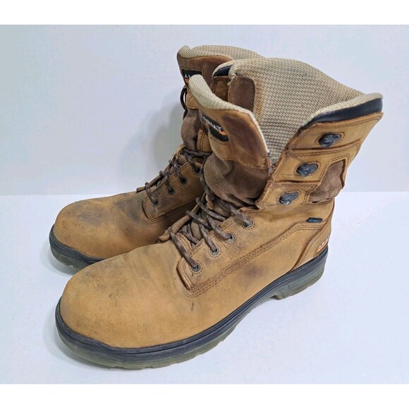 ARIAT Turbo 8" Waterproof Composite Toe Work Boot Men's 11.5 EE Leather WIDE - Picture 1 of 11